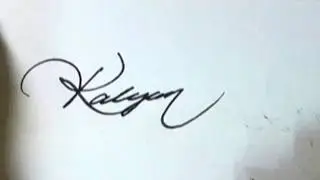 Amazing Hand-Written Signatures