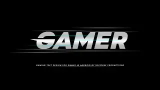 Gaming Text Design | How To Make Gaming Logo In Mobile | Pixellab | Skystene Productions