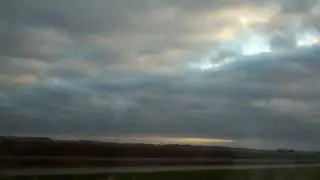 Weird Rainbow Colors All Through Sky! Earthquake Clouds!!  Strange Sunrise!!  1-19-12