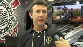 Reportagem com o ex jogador e comentarista Neto
