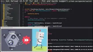C++ Hot Reload for UE4 - Speed up using PCH and macOS support