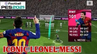 REVIEW ICONIC MOMENT LEONEL MESSI : eFootball Pes 2021 Mobile - Android Gameplay #57