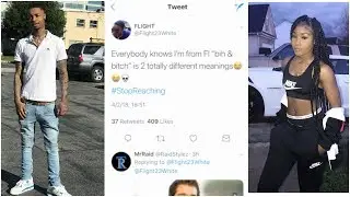 FLIGHT CALLS TI A B*TCH ON TWITTER!
