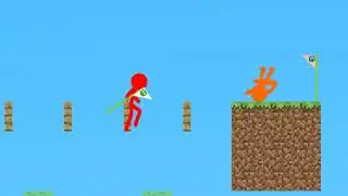 Animation Vs Minecraft : Parkour Flag Battle