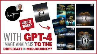 With GPT-4 image analysis to the duplicate in Midjourney?
