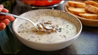 То, что НУЖНО на Обед! Грибной Сливочный СУП 🍲