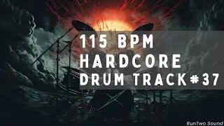 Hardcore Metal Drum Track | 115 BPM