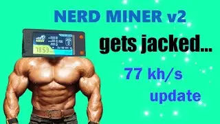 NERD MINER 2 - Boosting the hash rate by 50% to 77 kh/s