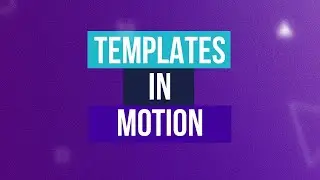 APPLE MOTION LESSON (애플 모션 레슨)  -  Template/Plugin in Motion
