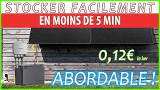 POWERSTREAM ECOFLOW +BATTERIE 5kWh installation en 5min ? #batteries #ecoflow #powerstream