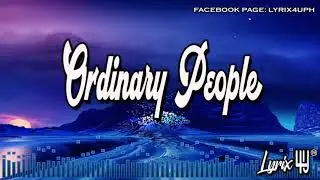 Ordinary People Lyric Video John Legend - Daryl Ong Cover 🎤