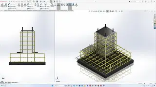 Solidworks Tutorial # 252 Foundation Details || Official Design ||by SW Easy Design