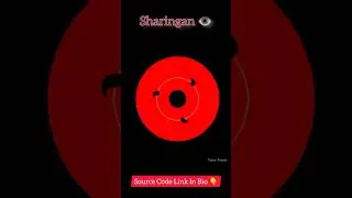 Sharingan Python Code | Python Animation Tutorial | Animation In Python Code