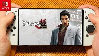 Yakuza Kiwami — Gameplay on Nintendo Switch (Handheld Mode)