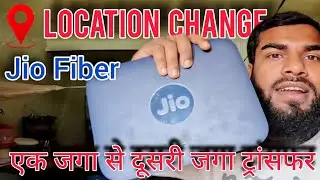 How to transfer jio fiber connection from one place to another | Hindi Video | Oye Sayed