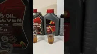 Сравнение масел S-Oil, Hyundai, Liqui Moly, Autobacs ,и Gazpromneft (5w30, GF-6).
