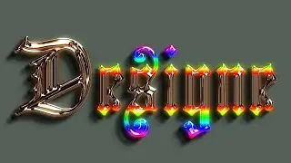 New Unique Golden Glass Font 2022 ( @its.meking )