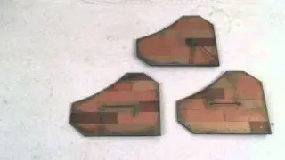 Repurposed material to steampunk airship fin (technique)