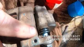 Rear Brake Caliper Slide Bolt Boot Fitment || #79seriescruiser