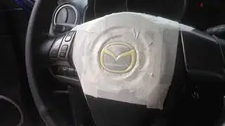 Восстановление эмблемы руля мазда