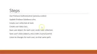 Create Protected User Directories in Firebase Cloud Firestore