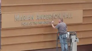 Marian Anderson Hall Installation Timelapse