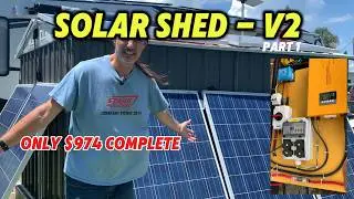 How I Built My Own Solar Shed Step by Step!