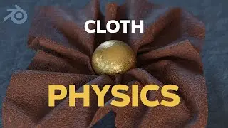2023 Blender Cloth Physics Simulation (Easy)