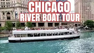 Downtown Chicago River Cruise | Chicago Water Taxi, Magnificent Mile, Illinois, USA #subscribe