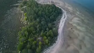 DJI Mini 3 pro Forest on a shoreline