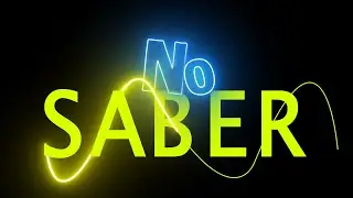 After Effects Saber Plugin Tutorial Particles line