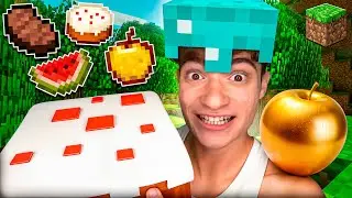 Minecraft फ़ूड इमोजी IRL ASMR! - भाग 1 🤤⛏️🌳🥕