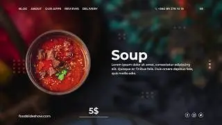 Food Promo -- Dynamic Food promotional Slideshow