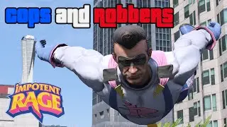 Playing as a SUPERHERO in GTA V Cops and Robbers! (Criminal)