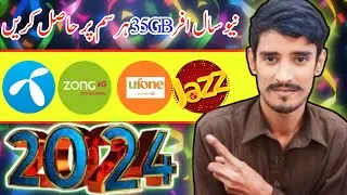 new sal all Sim internet offer 35GB | Telenor internet 2024 | Jazz internet 2024 |Zong internet 2024
