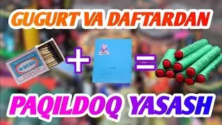 PAQILDOQ TAYYORLASH 💥 GUGURT VA QOG'OZDAN PAQILDOQ YASASH | PERATEXNIKA YASASH