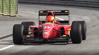 1992 Ferrari F92A F1 V12 Sound at Imola Circuit - Accelerations & Fly Bys!