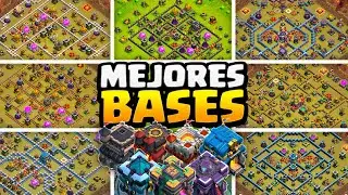 Las Mejores Bases para cada nivel de Ayuntamiento 🔝 Clash of Clans