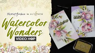 FLORAL GATEFOLD CARD WITH A TWIST | Altenew and the Mint Garden HOP