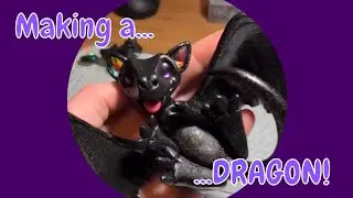 Making a DRAGON from polymer clay!
