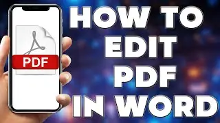 How To Edit PDF In Word | Convert PDF To Word Free