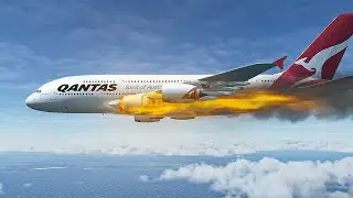 Airbus A380 Bursts into Flames Immediately After Takeoff | Titanic in the Sky