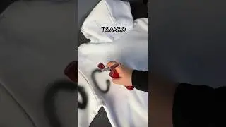 Возьми вместо баллончика 🔥 Кастом роспись толстовки
