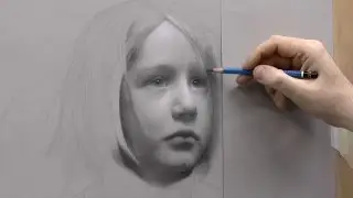 "Static" – Portrait Drawing of a Child, Part 4 of 5