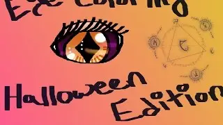Eye coloring Halloween edition!