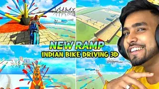 NEW RAMP MODE CHALLENGE🥰 IN INDIAN BIKE DRIVING 3D LIVE GAMEPLAY || #shortslive#shorts