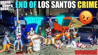 THE END OF LOS SANTOS CRIME MICHAEL EXTREME FIGHT WITH GANGSTERS 🔥| GTA 5 GAMEPLAY 