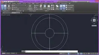3D Round Table in autocad 2019 || How to create 3D object in Autocad || Autocad 3D model ||