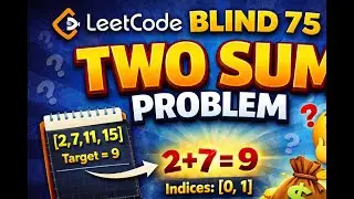 Blind 75 Two Sum | LeetCode #1 Explained in Java 🚀
