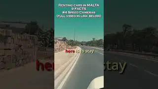 Fact #4 Speed Cameras in Malta (Part 4/9 of Renting a Car in Malta)
